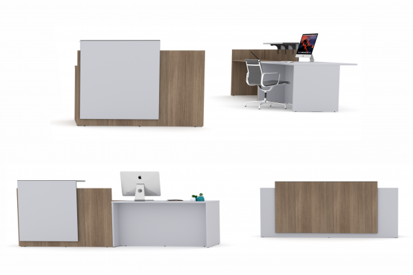 ampia design - móveis para escritório - linha art balcão de recepção 1
