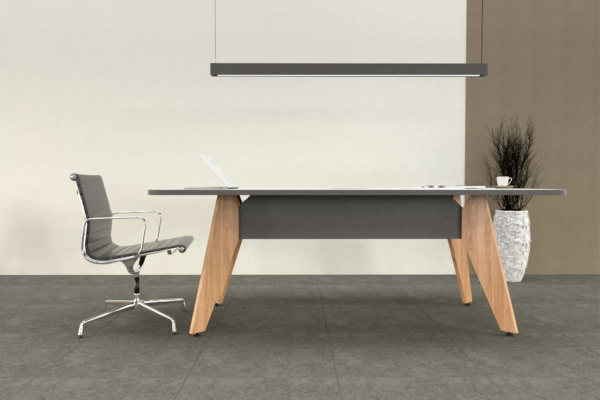 ampia design - linha shape - mesa de reunião para escritorio
