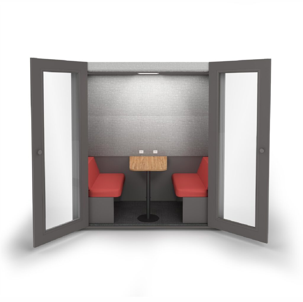 cabine de reunião para escritório para duas pessoas - linha provenza - ampia design