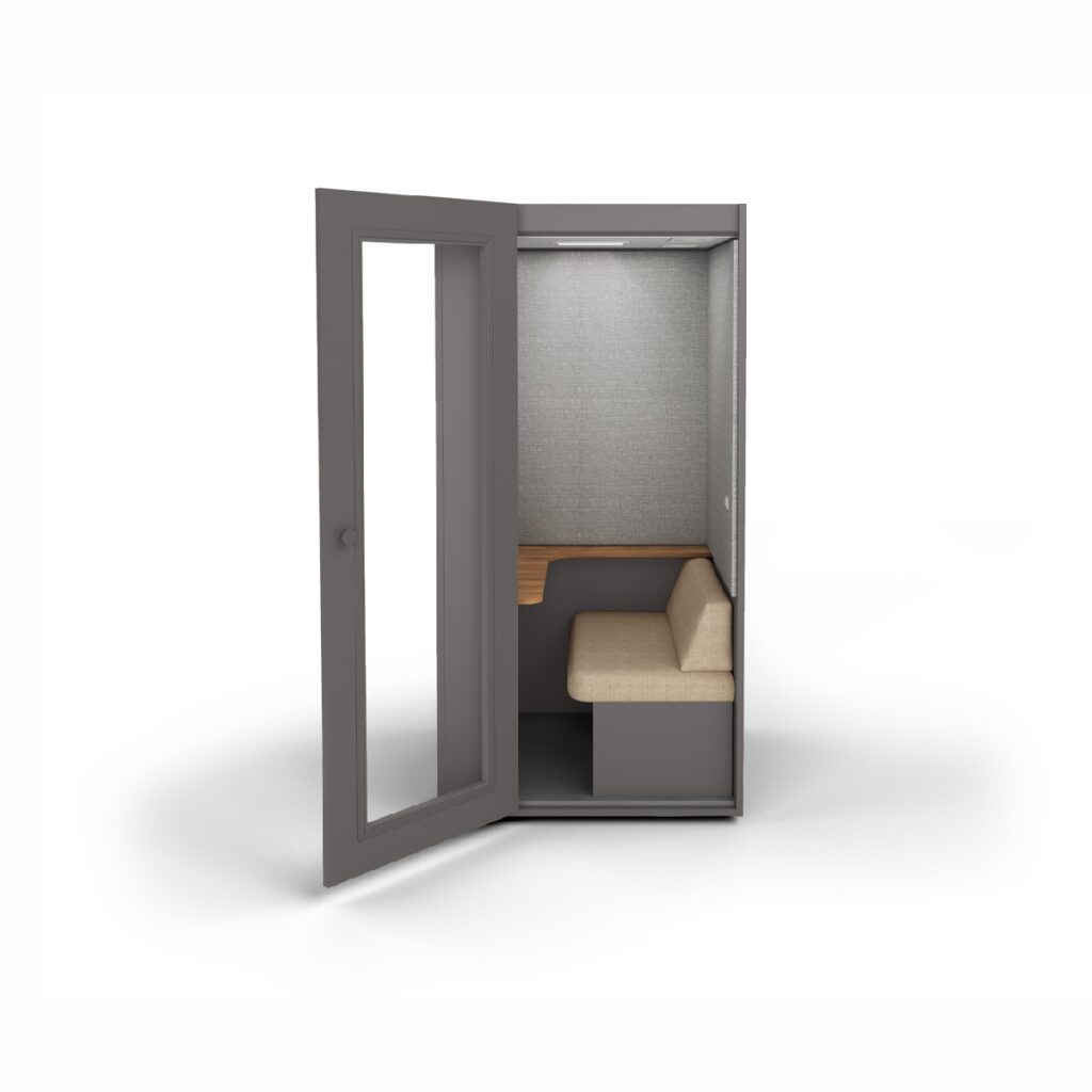 cabine de reunião para escritório para uma pessoa - linha provenza - ampia design