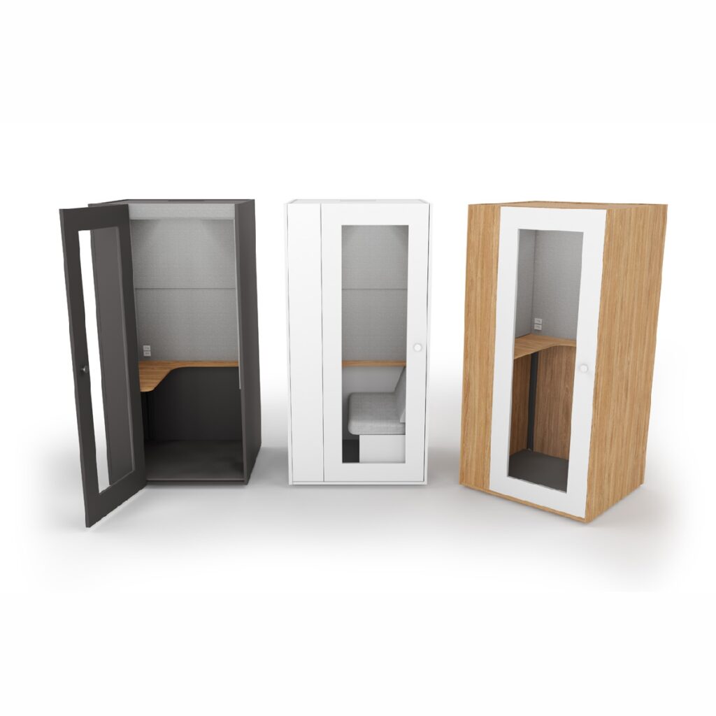 cabine de reunião para escritório para uma pessoa - linha provenza - ampia design