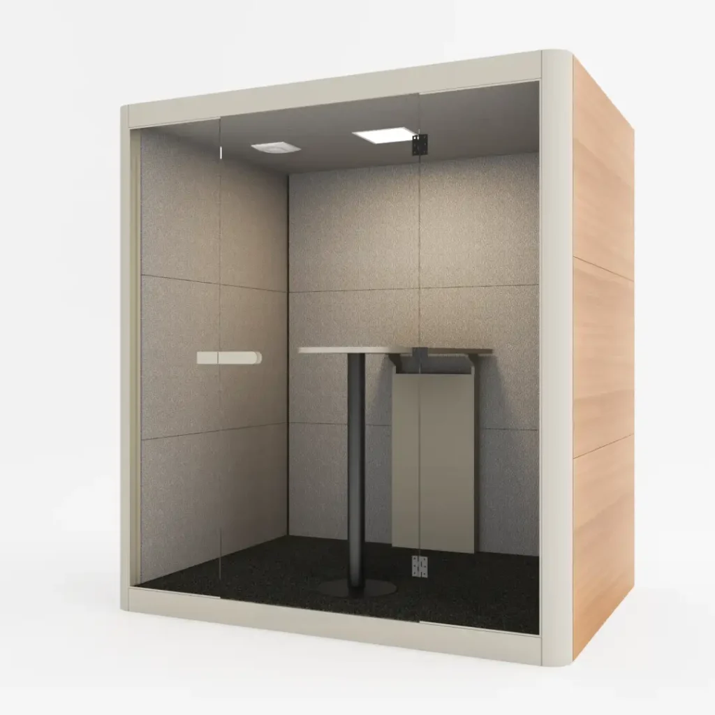 Cabine acústica para escritório e reuniões - Linha Pro - Para até 4 pessoas